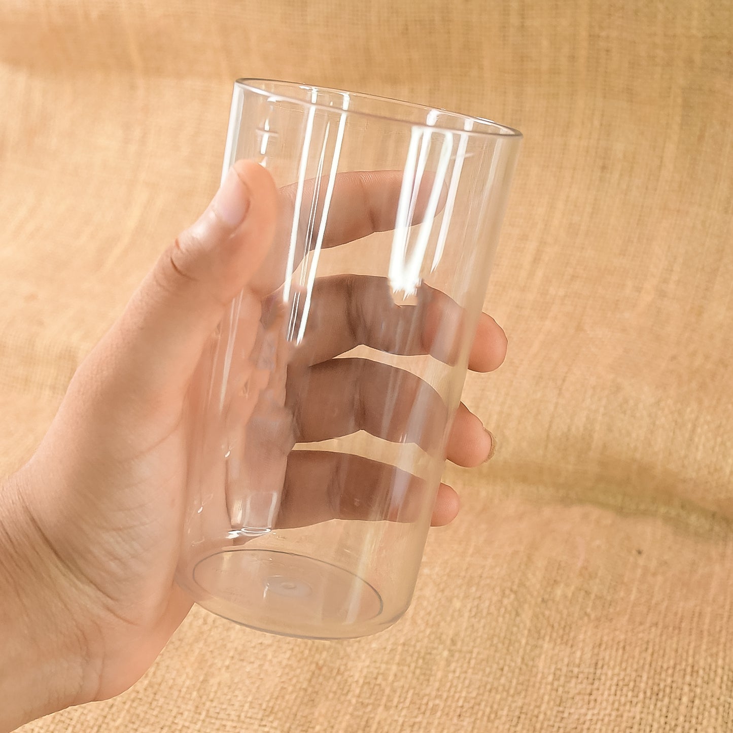 Apex Clear Plastic Tumbler Glass Set 6-piece Unbreakable