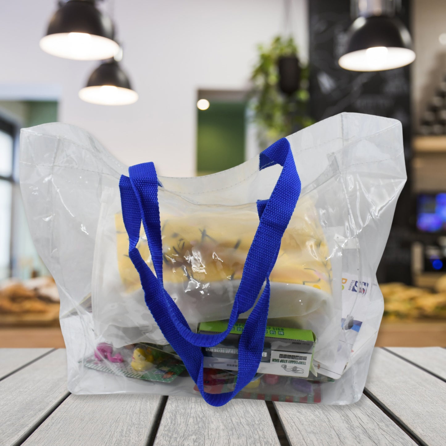 Multifunction Transparent Bag With Handle Bag (453014 Cm 1 Pc)