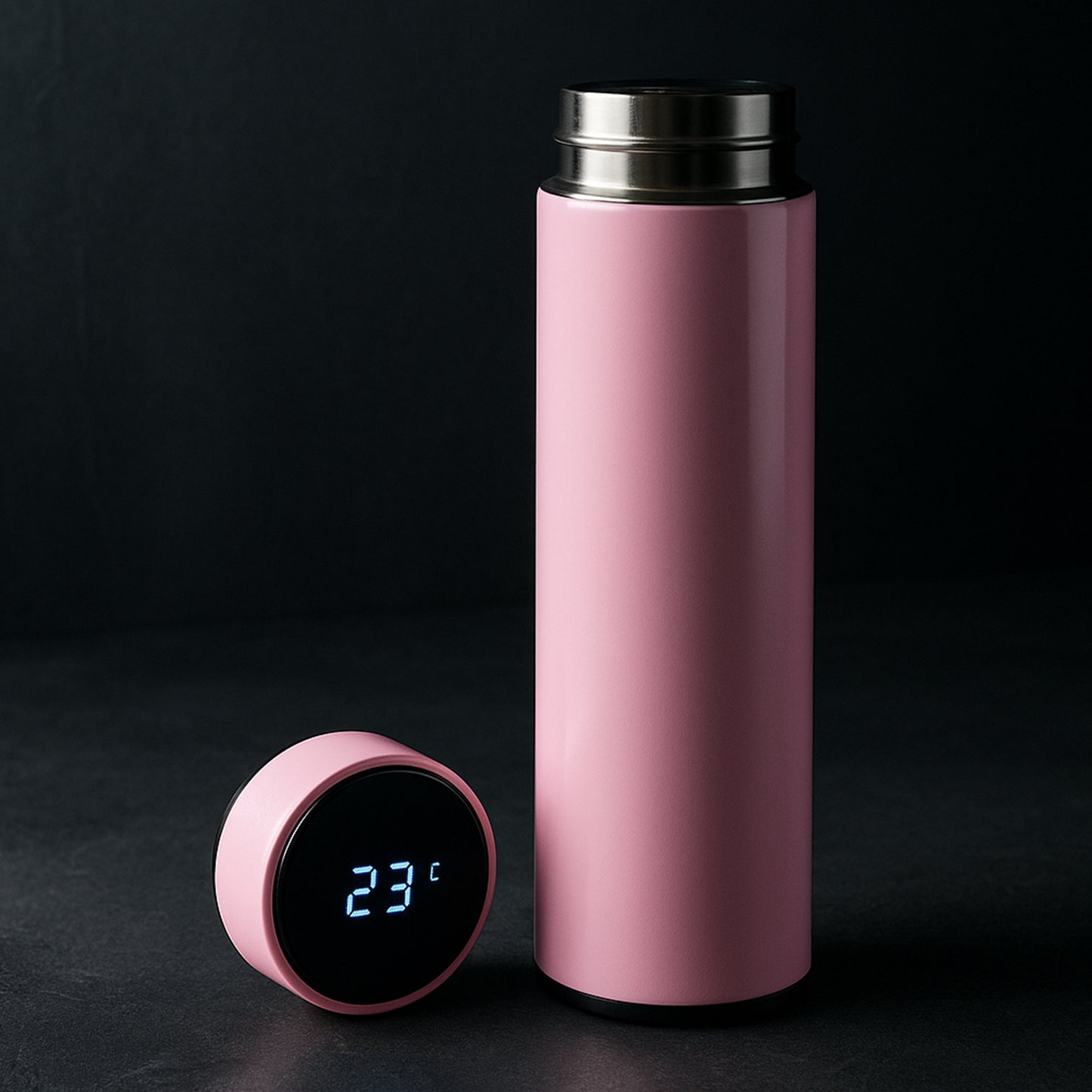Pink Vacuum Insulated Water Bottle (1 Pc 500ml)