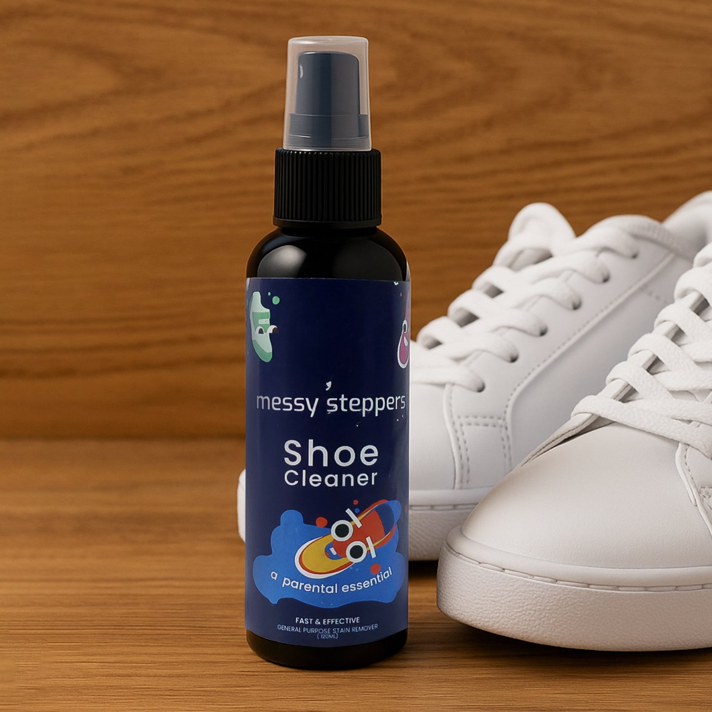 Messy Steppers Shoe Cleaner Spray - (120ml 1 Pc)