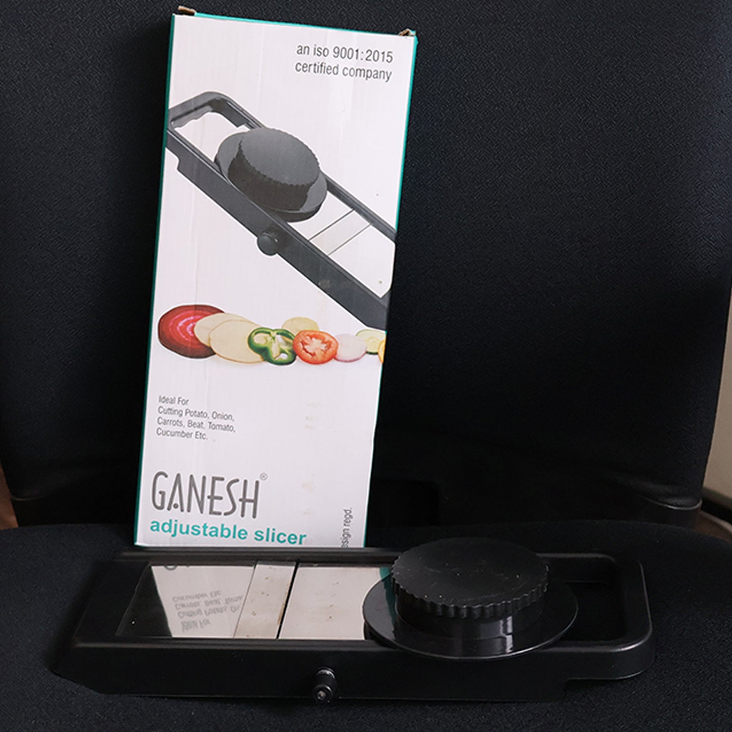 Premium Adjustable Vegetable Fruit Slicer With Sharp Stainless Steel Blade