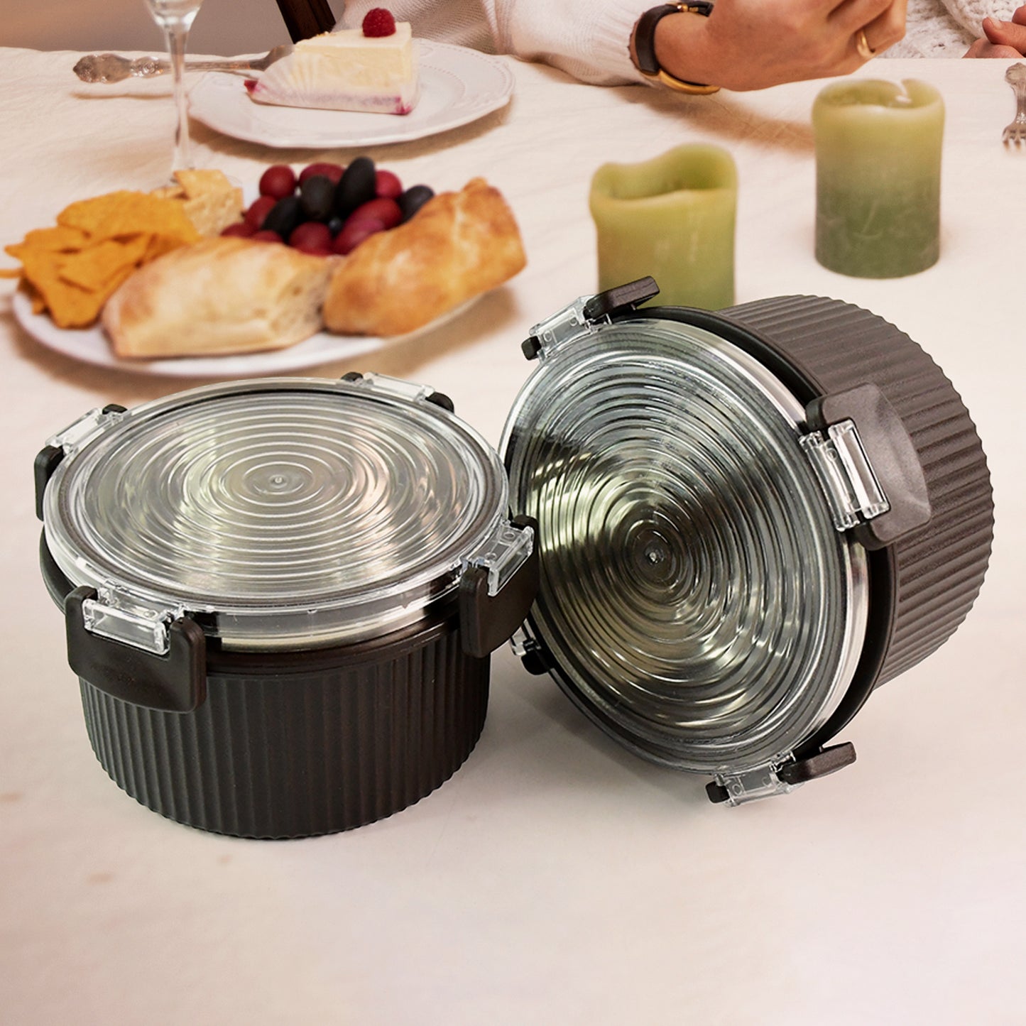 Apex Rustic Jar Set 2 Pcs 450ml Each Approx