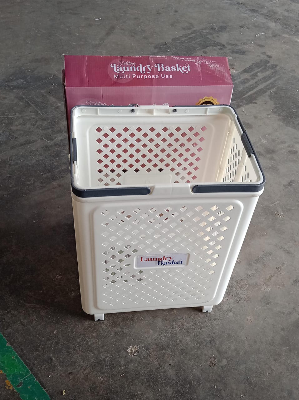 Multipurpose Foldable Laundry Basket With Wheels