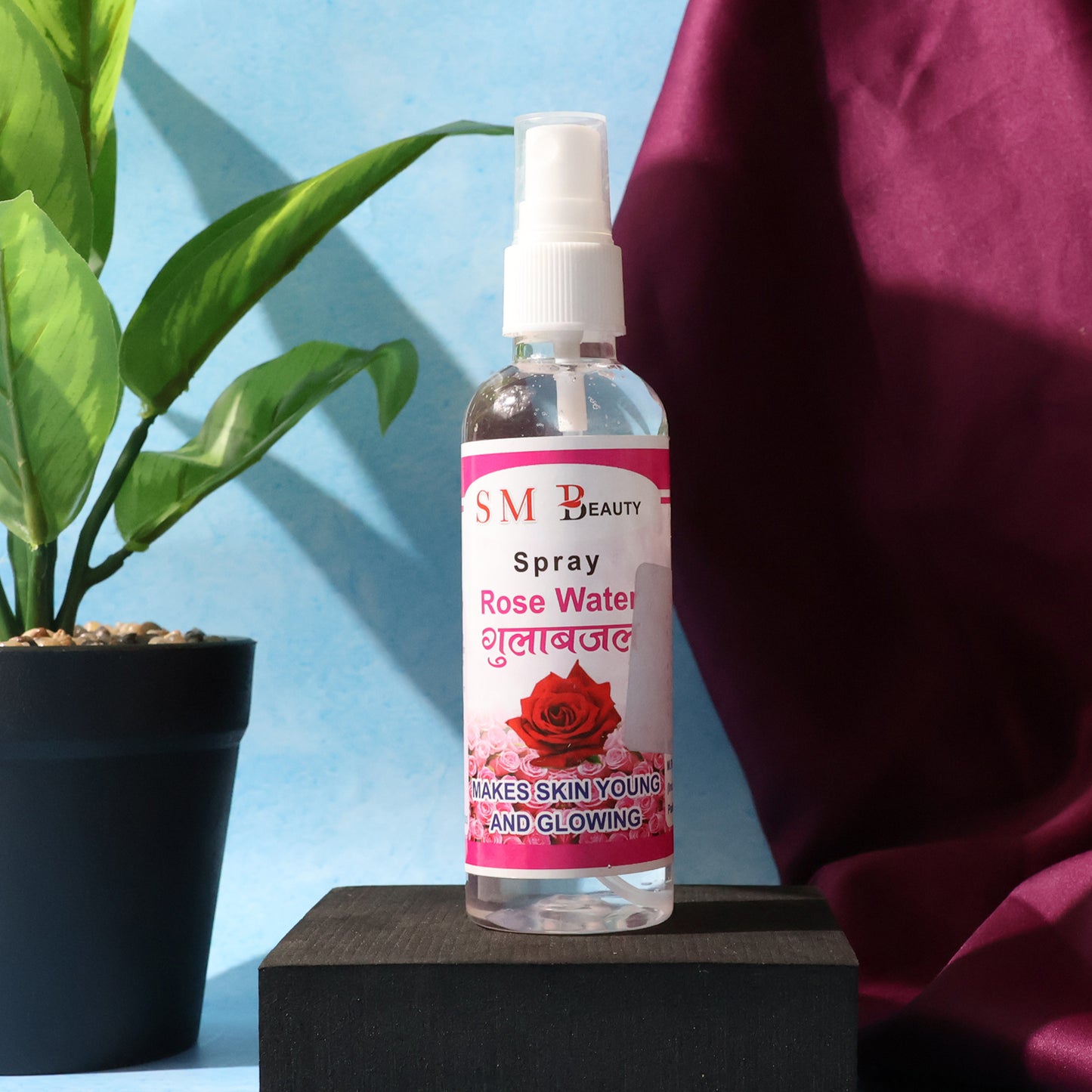 Rose Water Spray For Face Skin Hydration - (1 Pc 100ml)