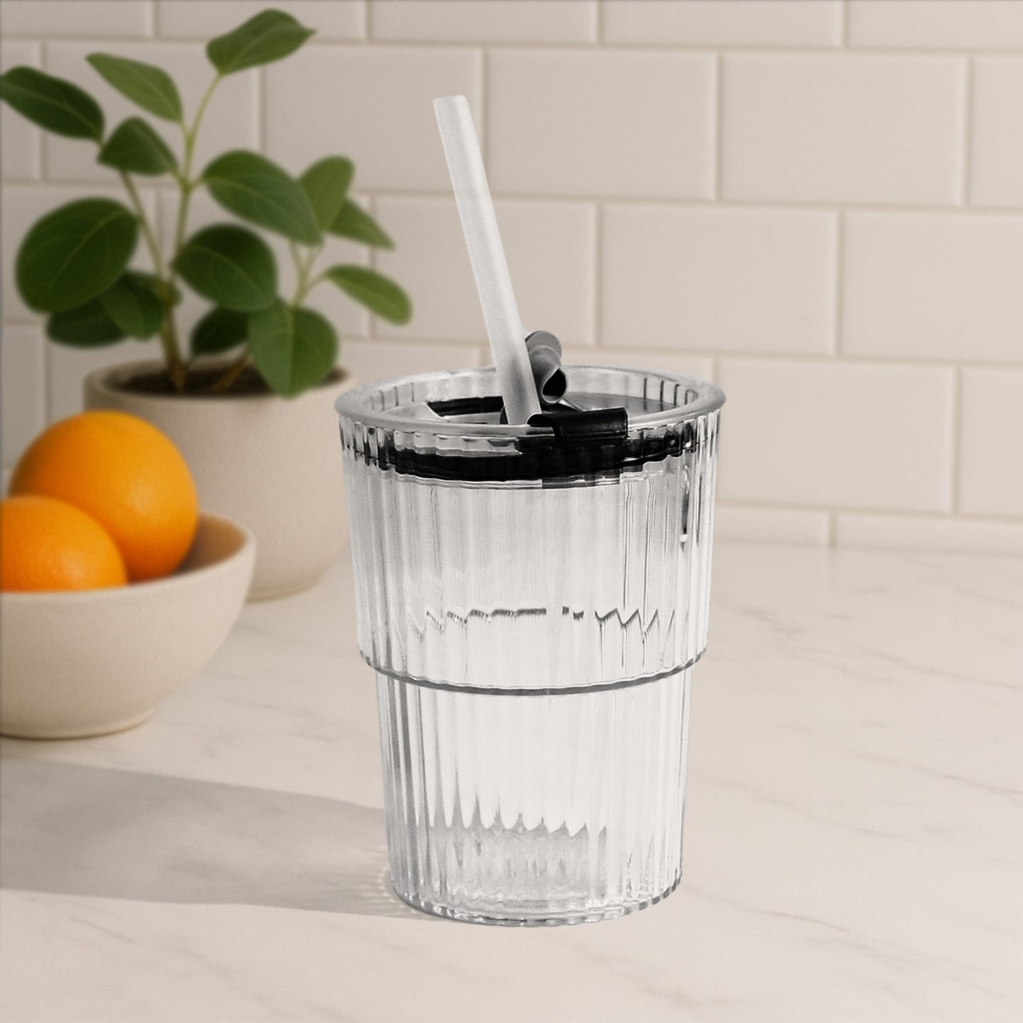 450 Ml Monaco Premium Transparent Plastic Cup