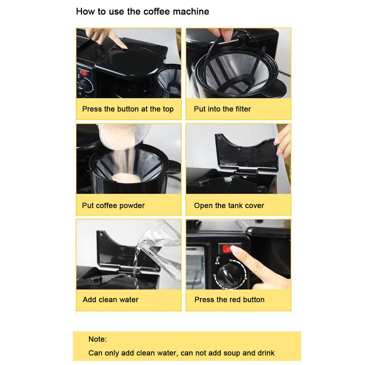 2788 3 In 1 Breakfast Maker Portable Toaster Oven Grill Pan Coffee Maker Full Breakfast Ready At One Go