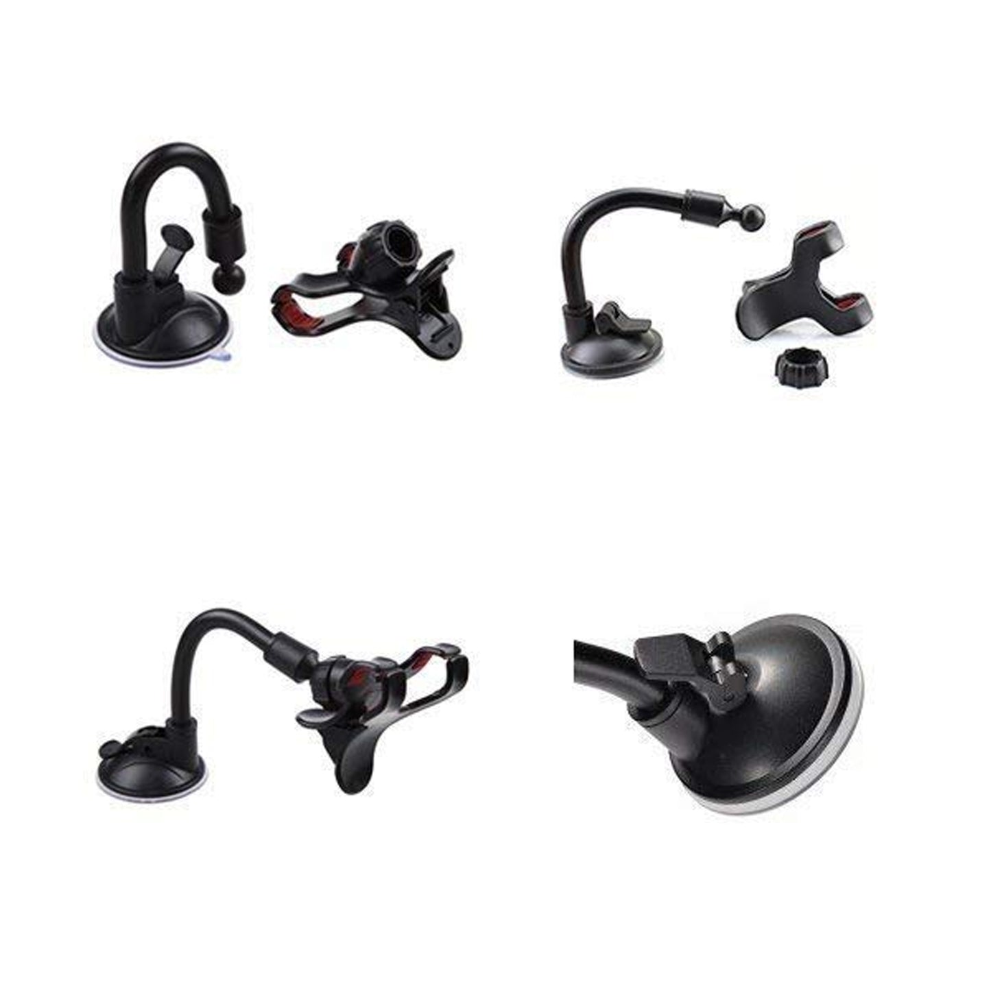 0282b Flexible Mobile Stand Multi Angle Adjustment With 360 Degree Adjustment For Car Home Use Mobile Stand