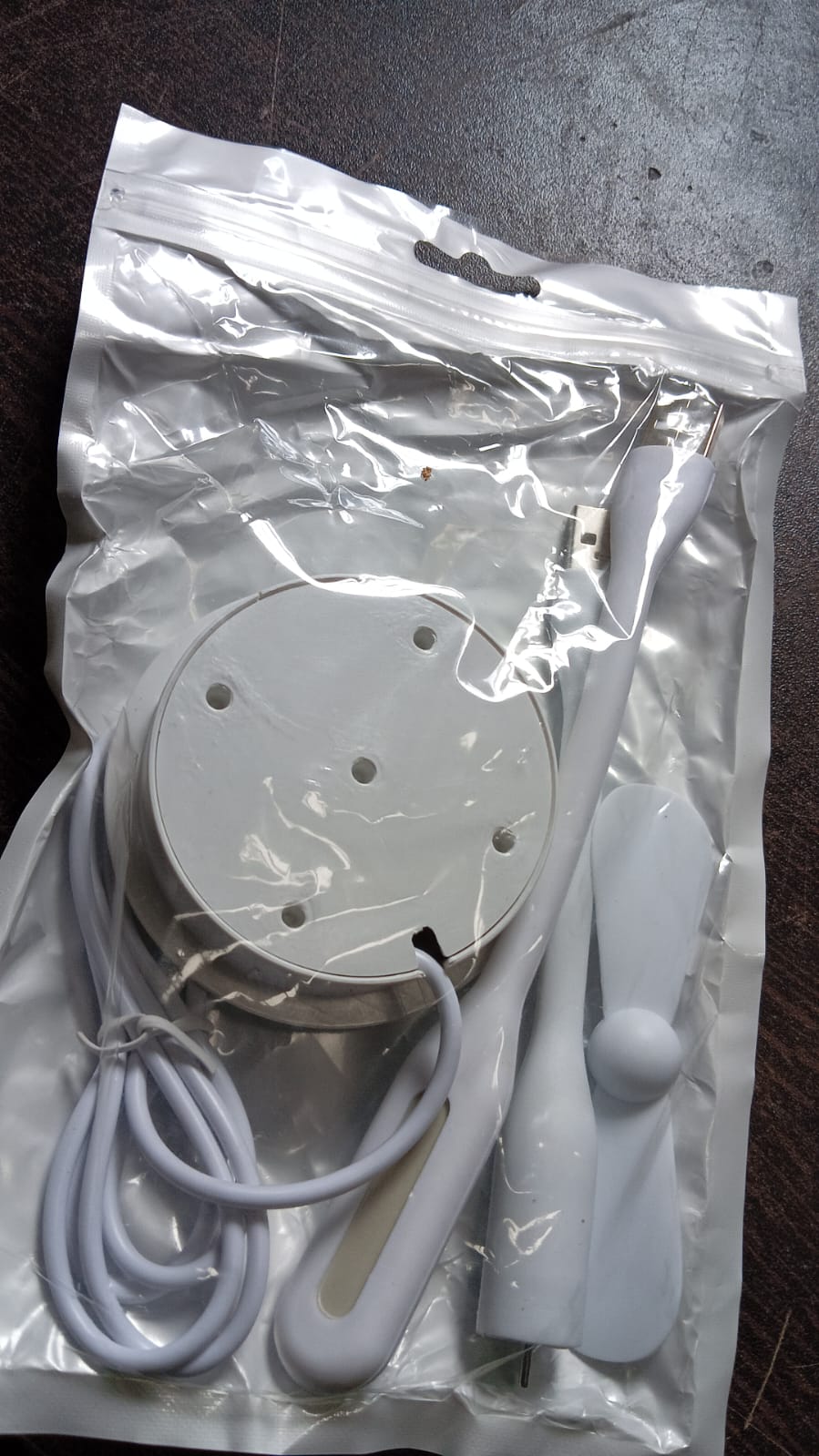 Portable Mini Usb Fan Usb Ligh Usb 3 Hub Port Combo