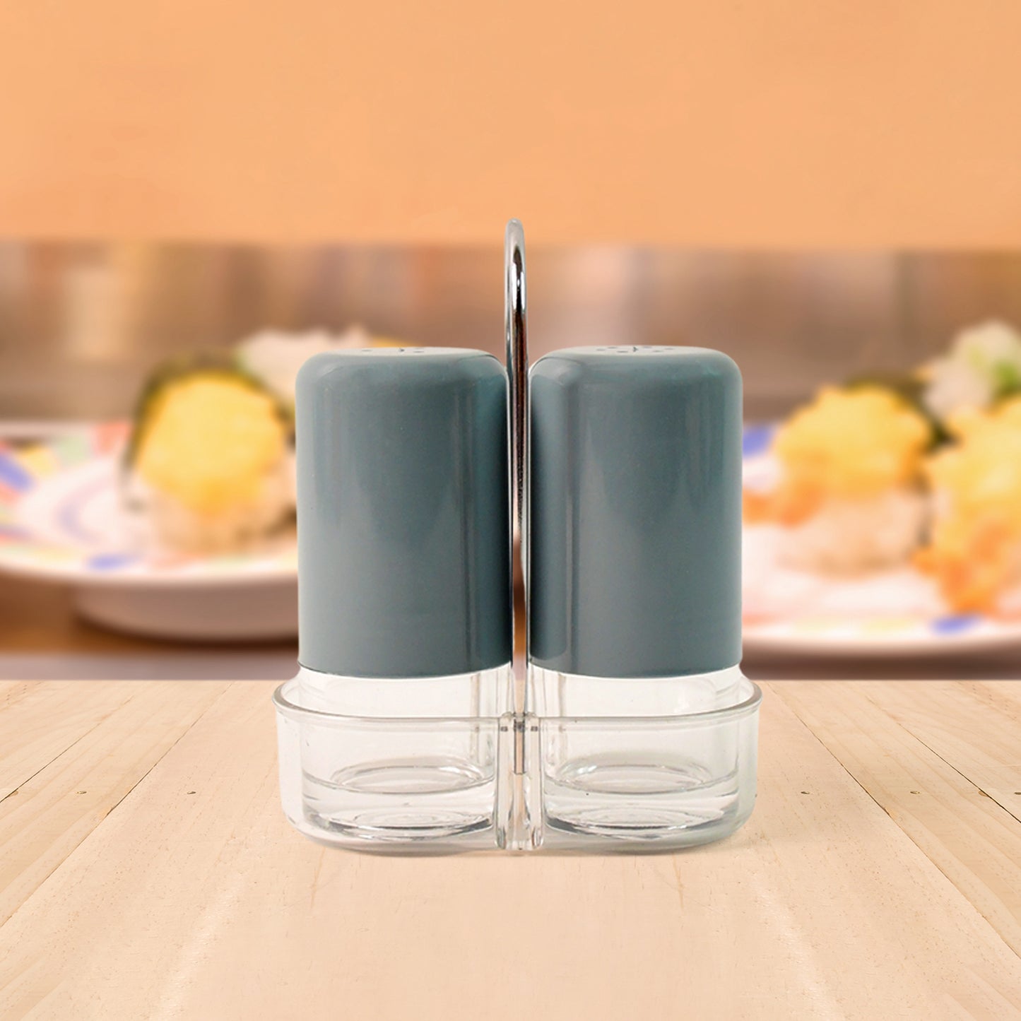 Apex Victory Salt Pepper Dispenser Set 2 Pcs Acrylic Seasoning Shaker
