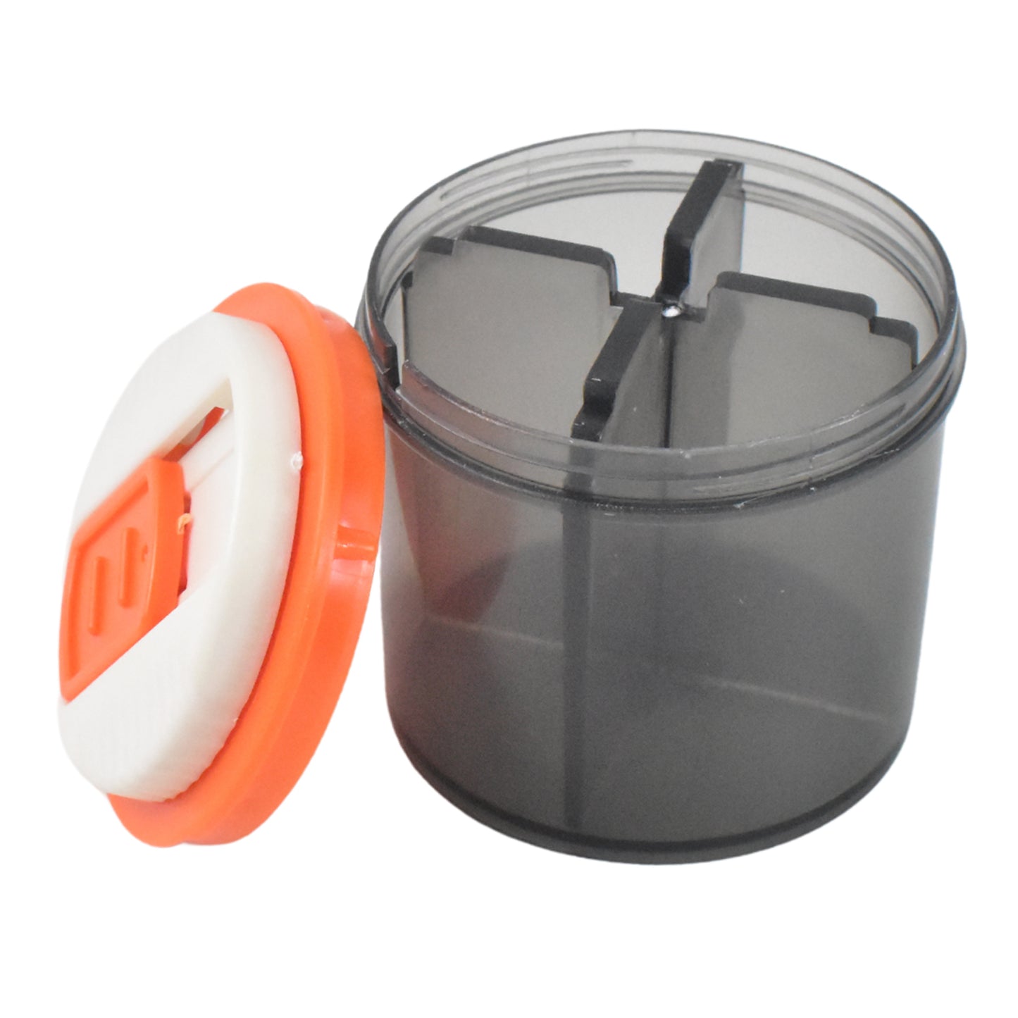 Plastic 4 Section Pill Box Organizer (1 Pc Mix Color)