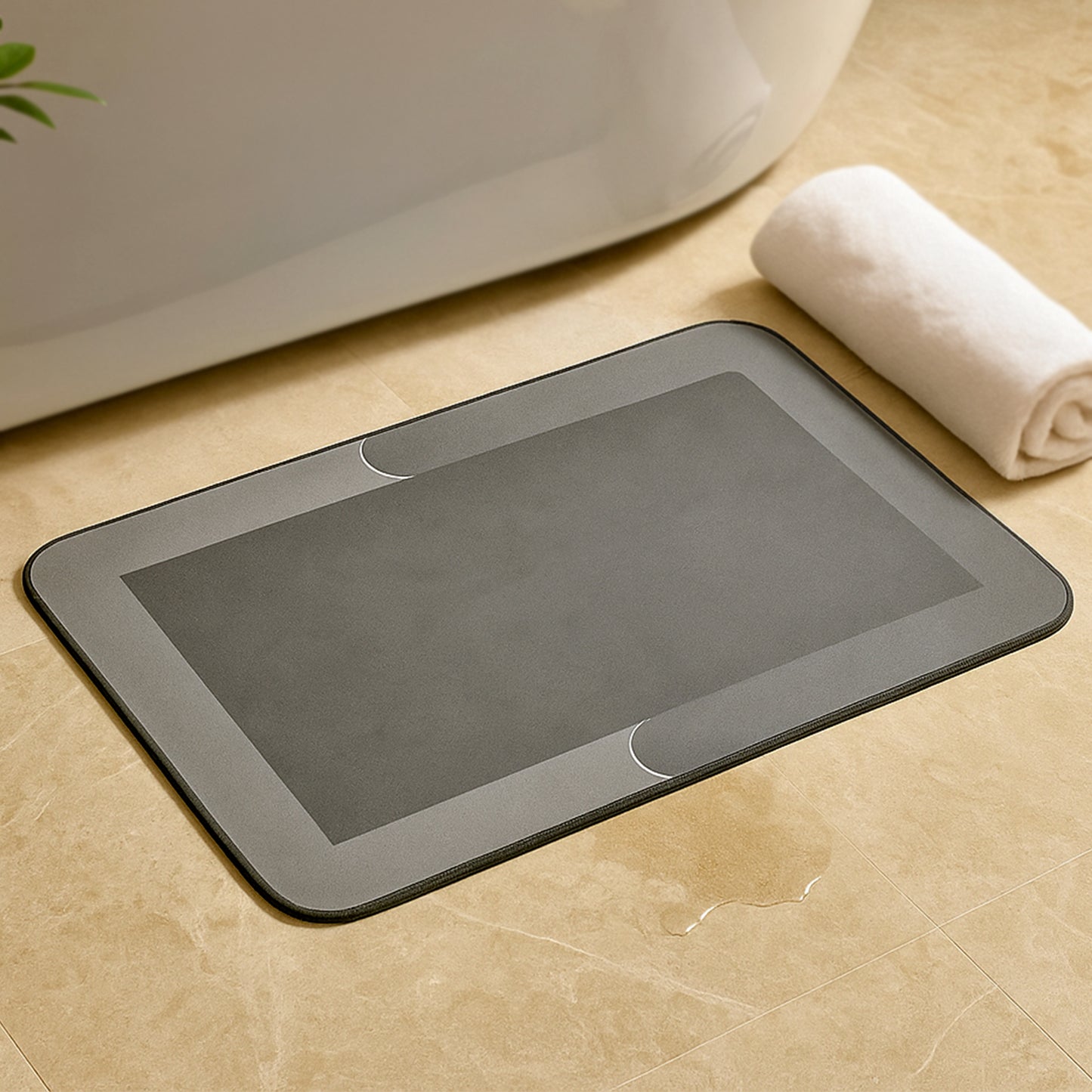 Super-absorbent Quick-dry Bathroom Floor Mat - (1 Pc 80x50 Cm)