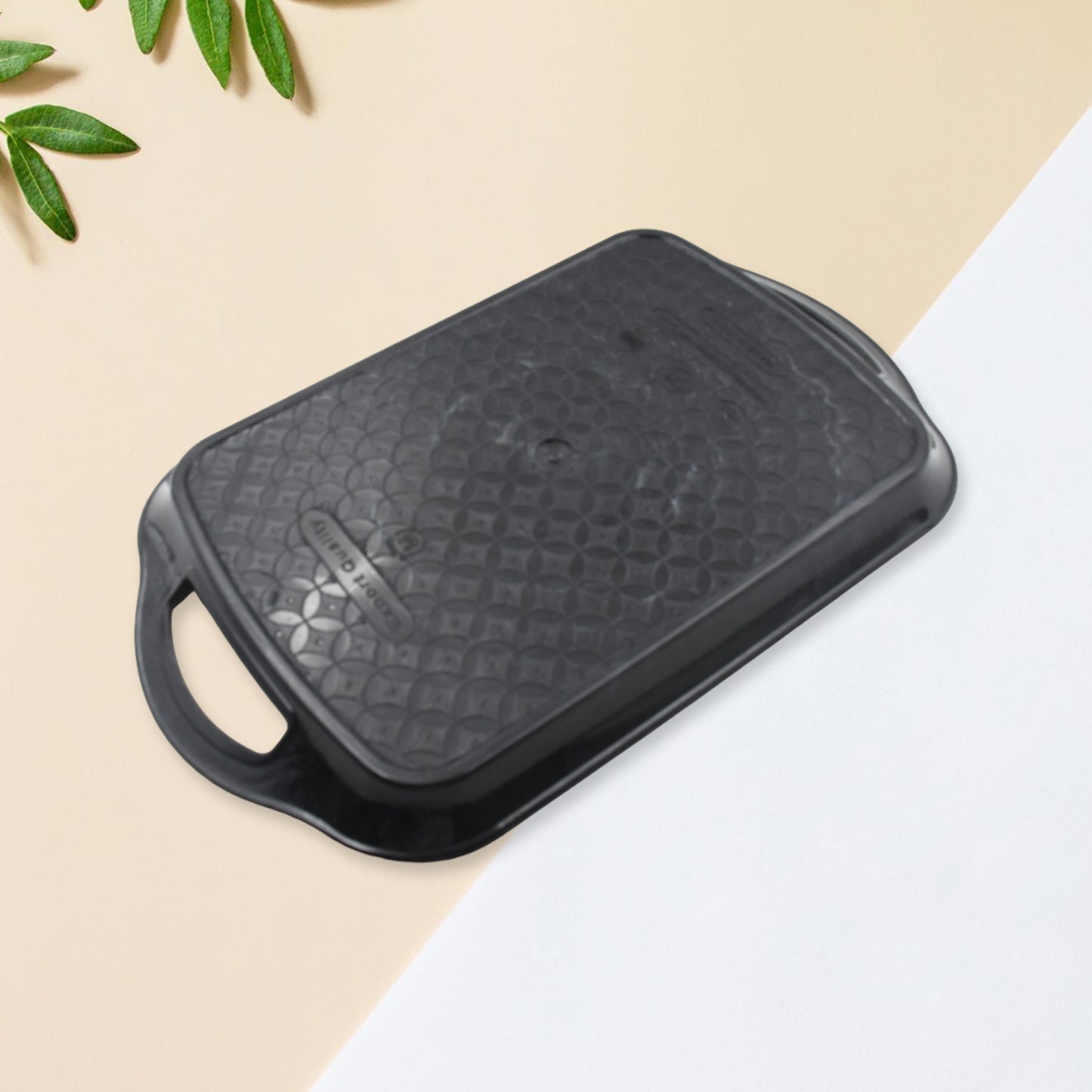 5211a Serving Tray Set Of 3 Melamine Trays For Kitchen Snacks Serving Tray Tray Set For Serving Tea Tray For Serving Fancy Trays For Serving Gift Item Different Size For Kitchen Office Use