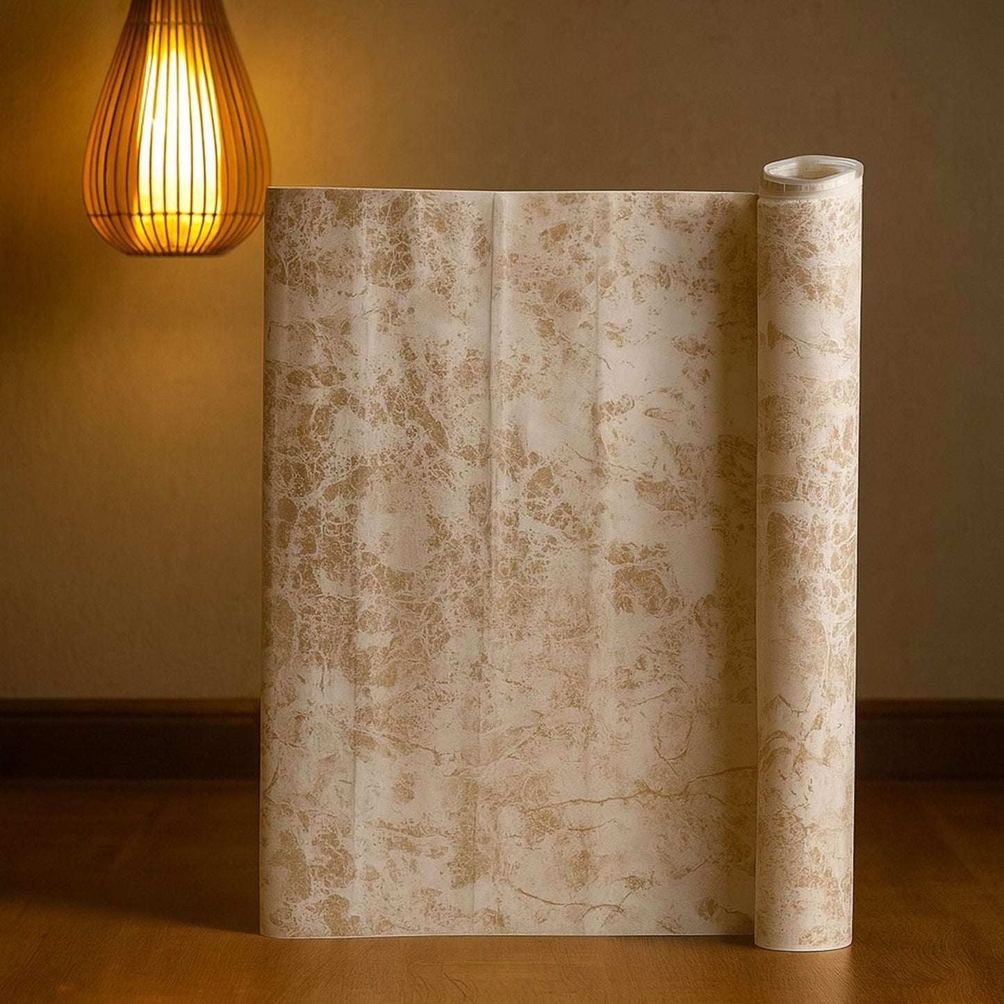 Self-adhesive Waterproof Wallpaper Roll 45 Cm X 1 M - (1 Pc)