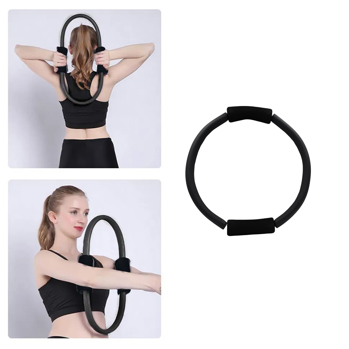 6714 Fitness Ring Workout Yoga Ring Circle Pilates For Woman Fitness Circle Thigh Exercise Pilates Circle Ring Fitness Equipment For Home
