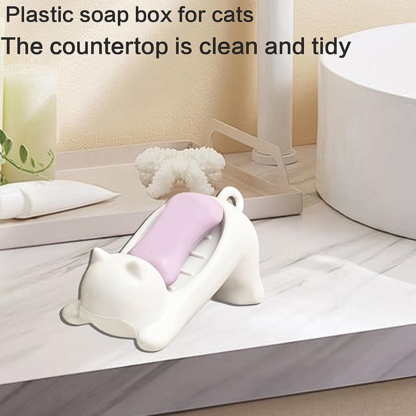 Cartoon Animal Shape Soap Dish Holder (1 Pc)