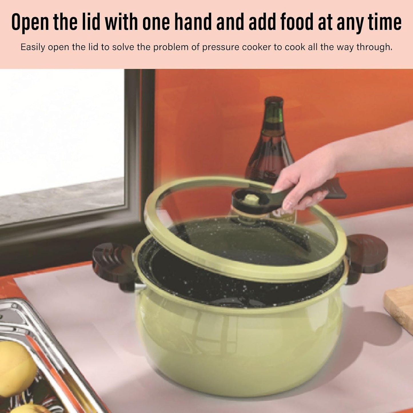 7938 Pressure Cooker Valve Handle Kitchen Tool Plastic Handle Valve (1 Pc)