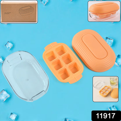 Plastic Ice Cube Tray (1 Set)