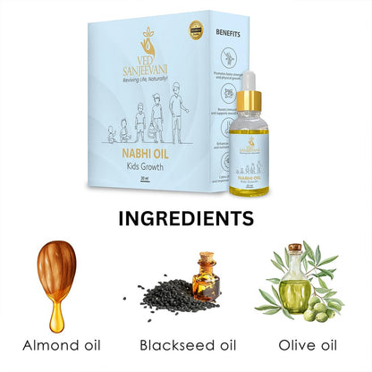 Ved Sanjeevani Nabhi Oil For Kids Growth (30ml  1 Pc)
