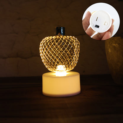 Decorative Apple Shape Led Tealight Candles - (4 Pc)