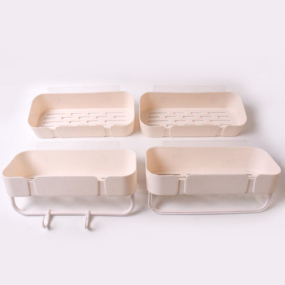 Multipurpose Kitchen Bathroom Wall Corner Shelf Rack (4 Pcs Set)