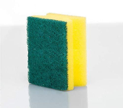 1429 Scrub Sponge 2 In 1 Pad For Kitchen Sink Bathroom Cleaning Scrubber