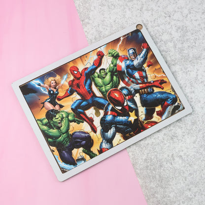 Educational Wooden Jigsaw Puzzle Board - (Mix Design  1 Pc)