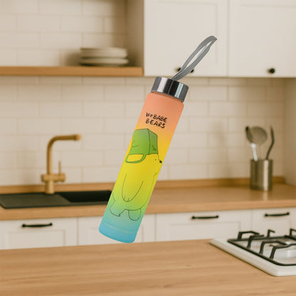 300 Ml Cute Cartoon Printed Plastic Water Bottle