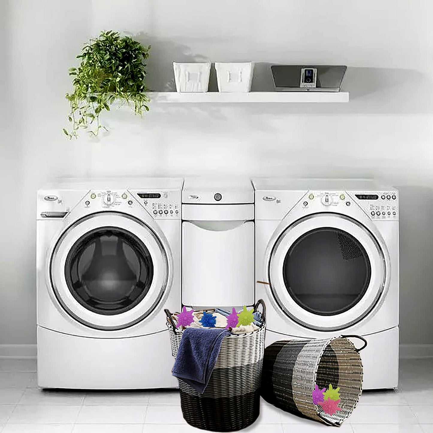 Washing Machine Laundry Reusable Soft Spiky Balls (6 Pc)