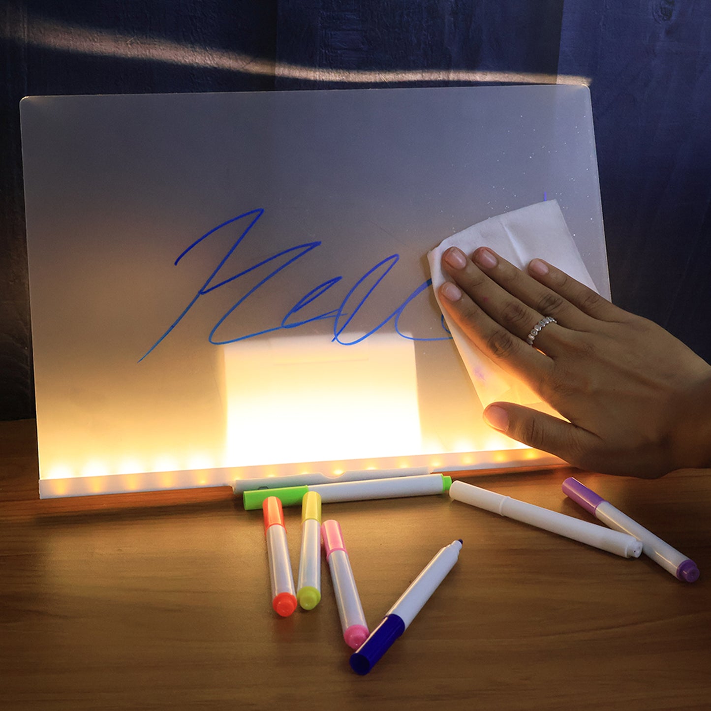 Illuminated Led Writing Board Set