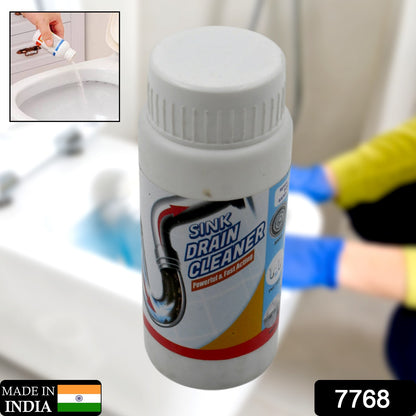 7768 Powerful Sink And Drain Cleaner Portable Powder Cleaning Tool Super Clog Remover Chemical Powder Agent For Kitchen Toilet Pipe Dredging