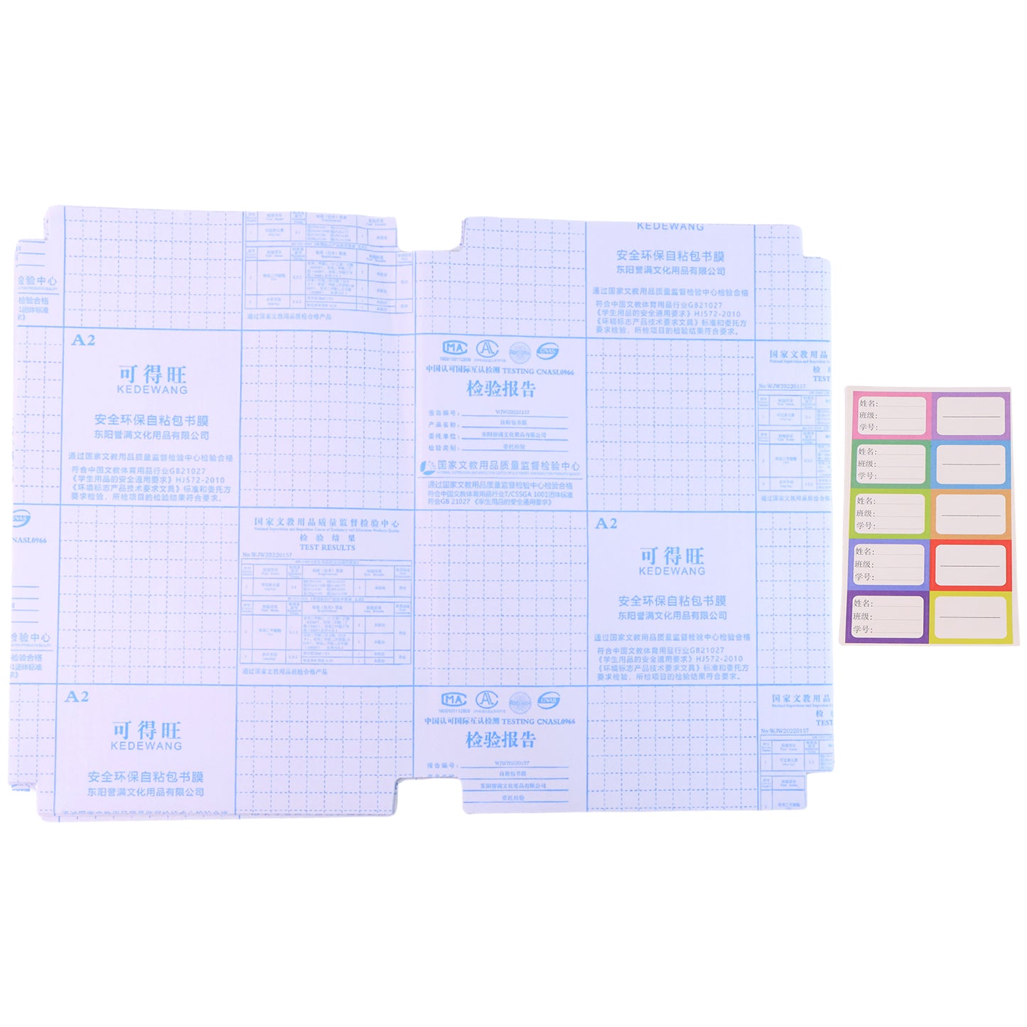 Premium Transparent Adhesive Book Cover Sheets (Mix Size  30 Pc)