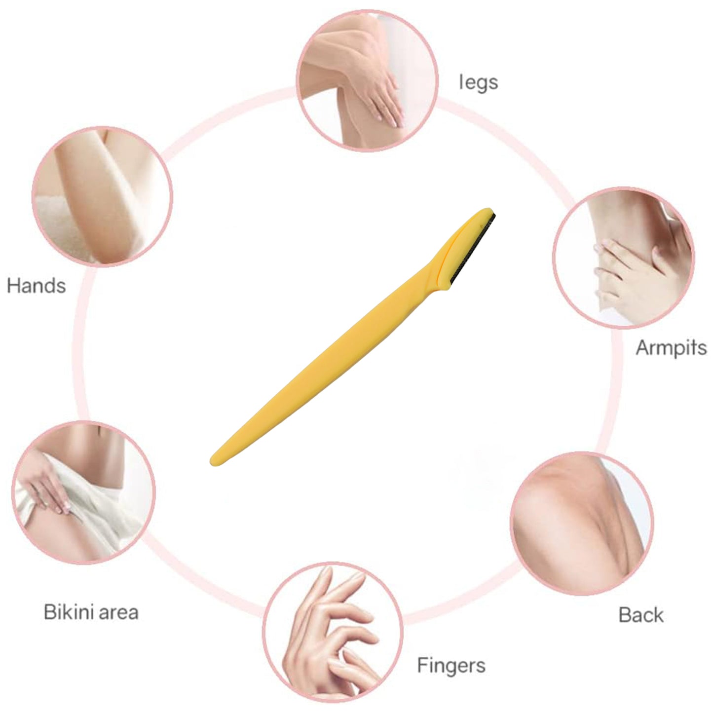 Precision Facial Eyebrow Razor And Trimmer (1 Pc)