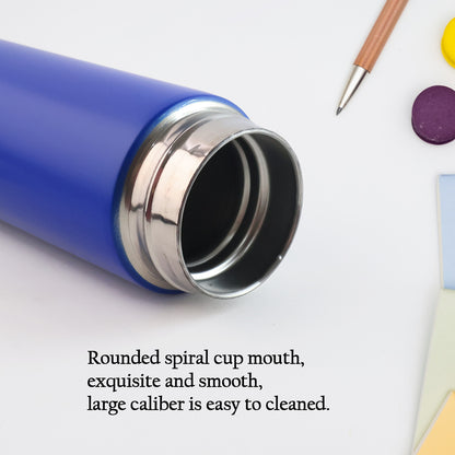 Blue Vacuum Insulated Water Bottle (1 Pc  500ml)