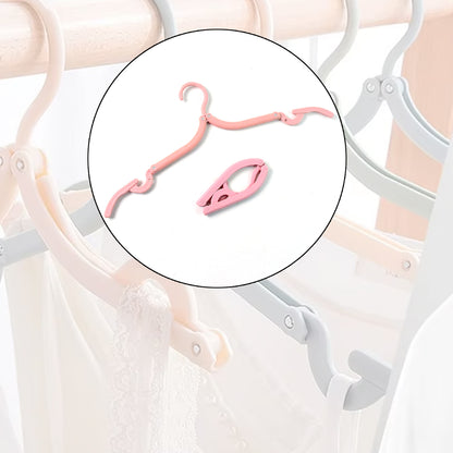 Travel Hangers Portable Folding Clothes Hangers (1 Pc)