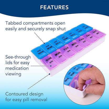 Weekly Medicine Pill Organizer - (1 Pc)