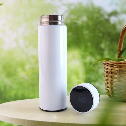 White Vacuum Insulated Water Bottle (1 Pc  500ml)