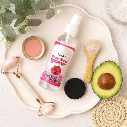 Rose Water Spray For Face  Skin Hydration - (1 Pc  100ml)