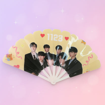 Idol-themed Foldable Hand Fan - (1 Pc)
