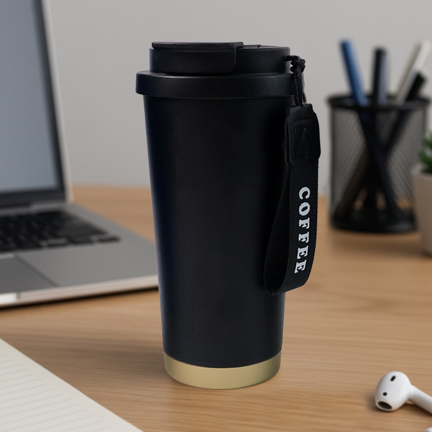 Premium Assorted Metal And Plastic Travel Mug Tumbler Cup (1 Pc  Mixed Design)