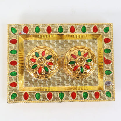 Meenakari Rolichawal Pooja - (1 Pc)