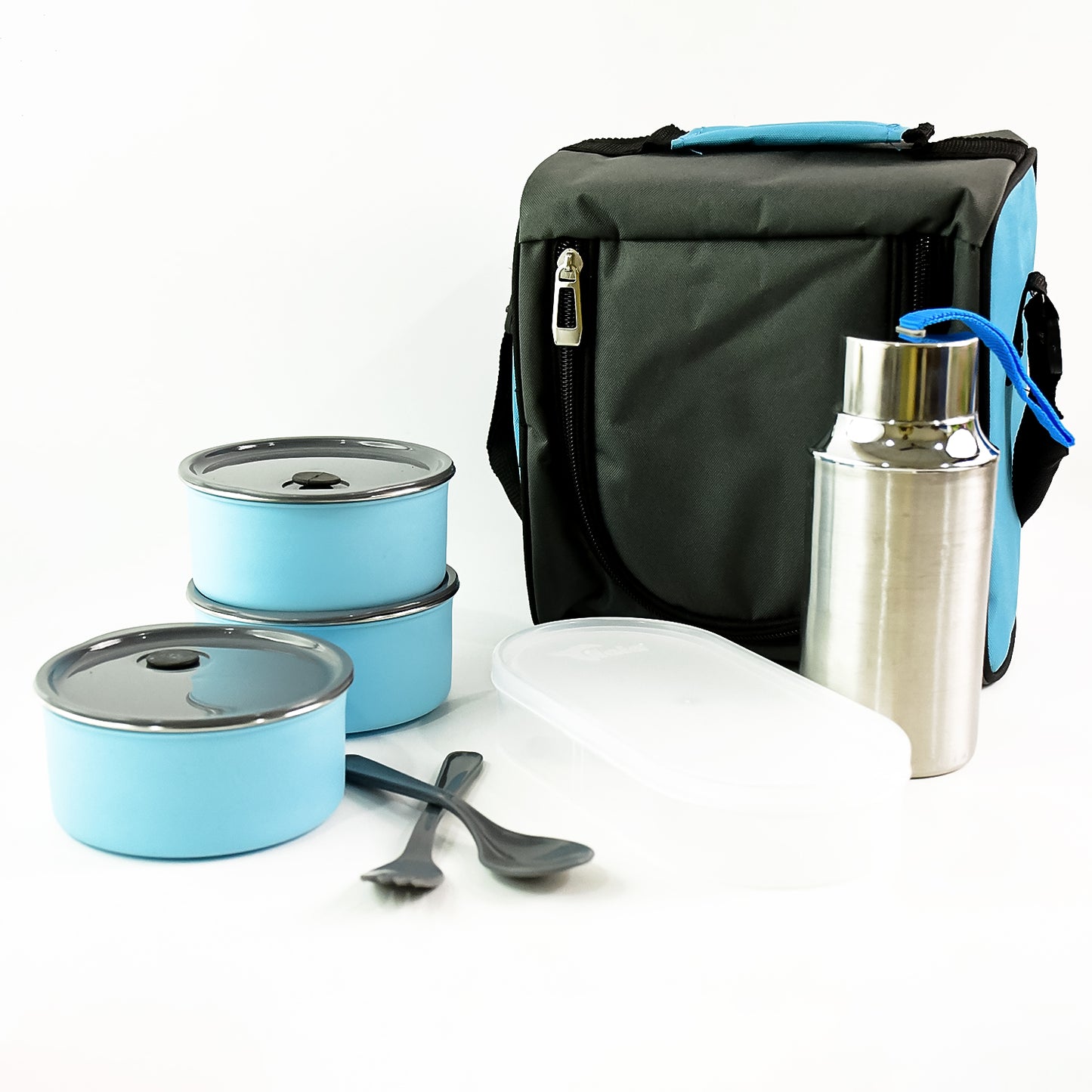 Tasty Lunch Case Set With Insulated Carry Bag