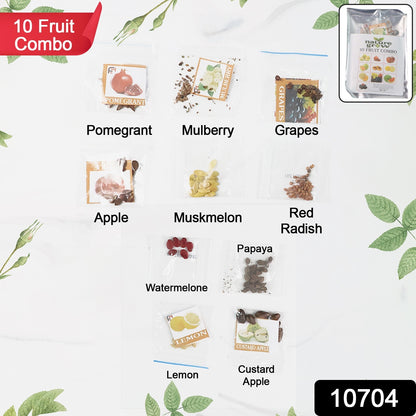 Fruit Seeds Combo Pack - (10 Pc  Set)