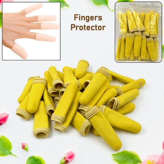 Finger Caps Silicone Finger Protectors Sleeves (Finger Cots  145 Pcs Set Approx)