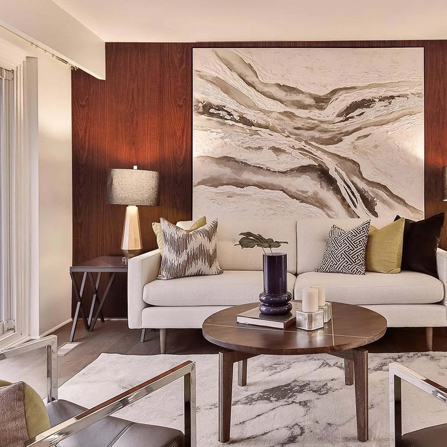 Self-adhesive Waterproof Wallpaper Roll 45 Cm X 1 M - (1 Pc)