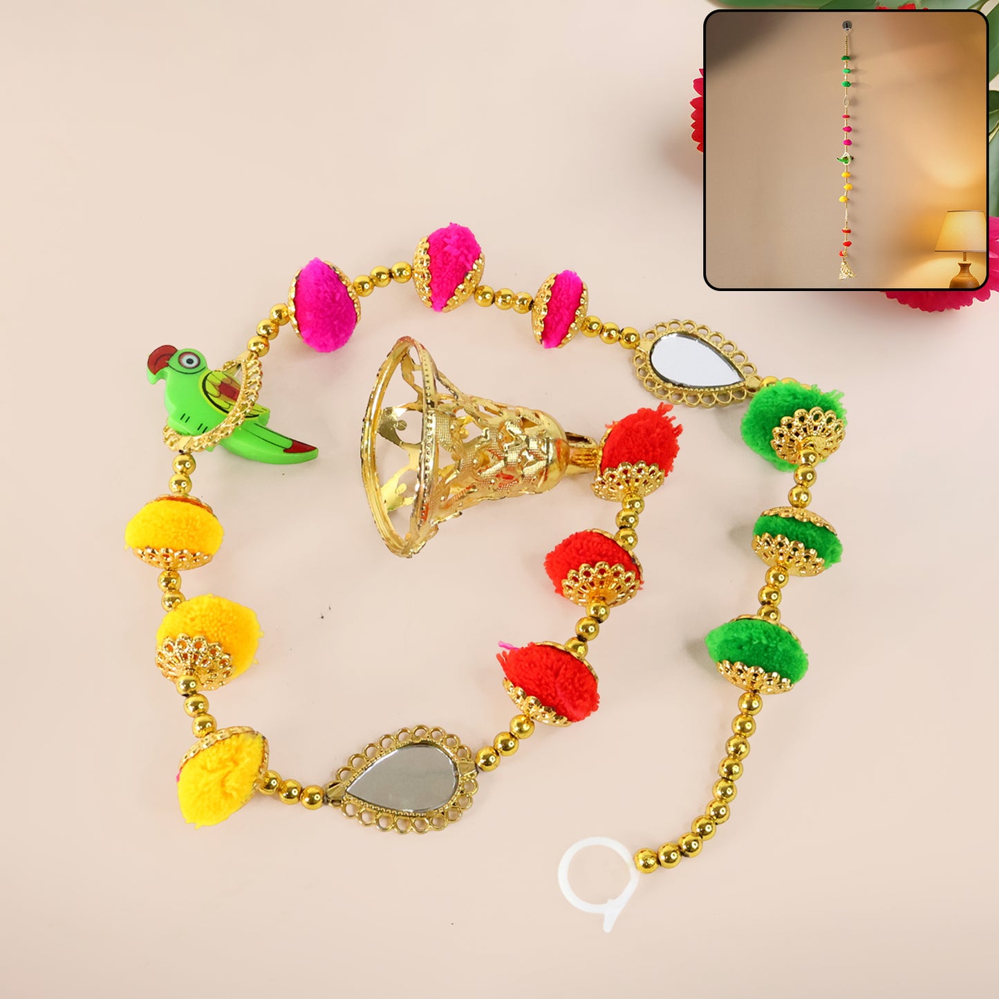 Traditional Decorative Hanging With Beads - (1 Pc)