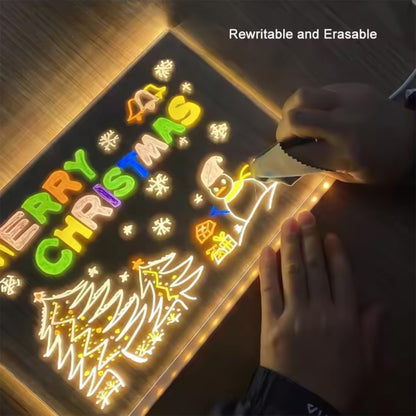 Illuminated Led Writing Board Set