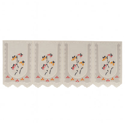 Floral Sofa Seat Runner Protector - (1 Pc  134x28 Inch)