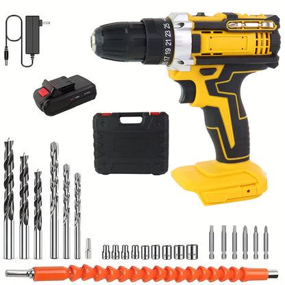 Cordless Drill Machine Tool Kit Set With Drill Bits