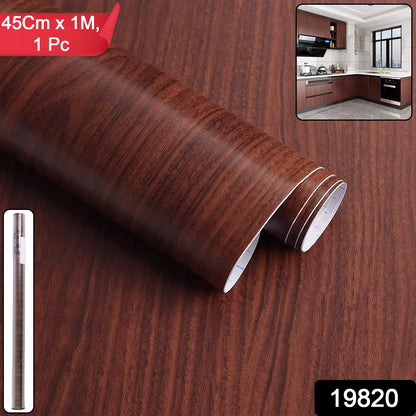 Self-adhesive Waterproof Wallpaper Roll 45 Cm X 1 M - (1 Pc)