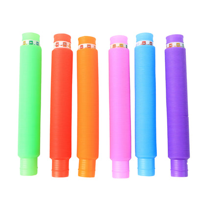 Led Glow Pop Tube Fidget Toy (Mix Color  1 Pc)